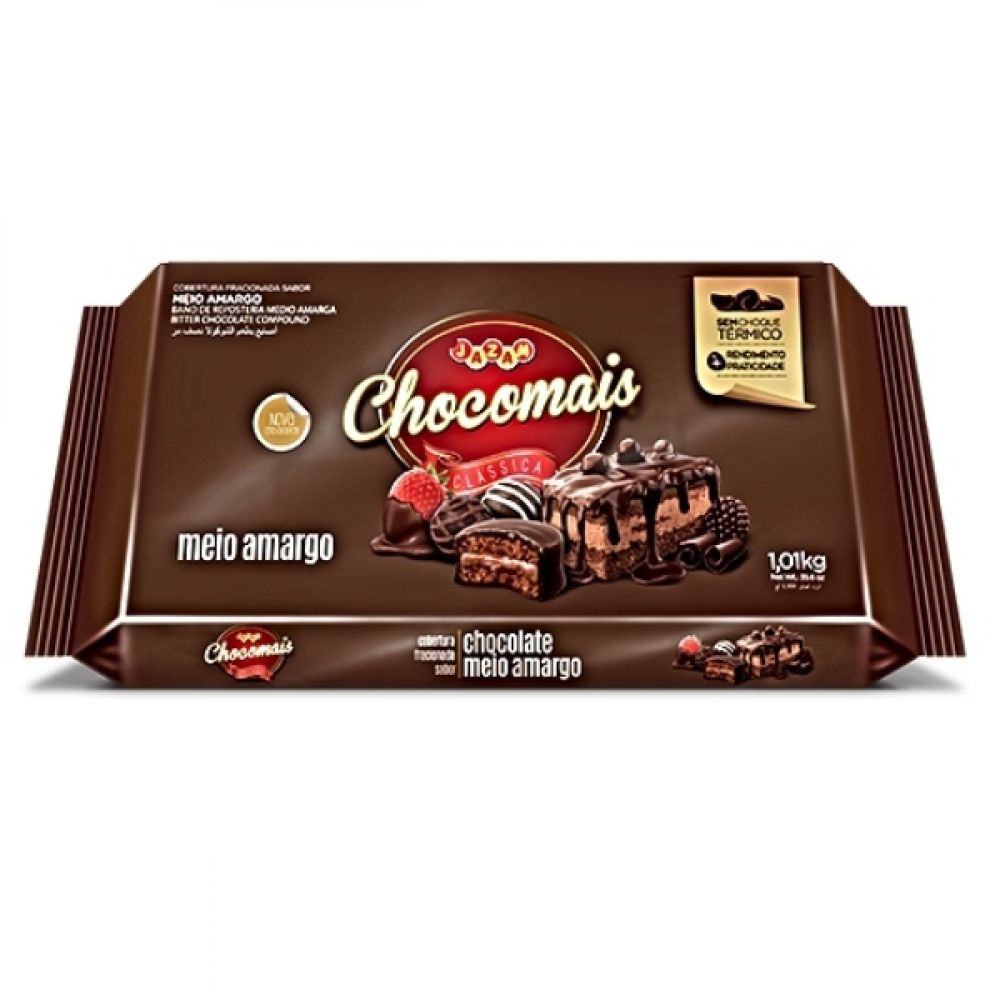 Jazam Chocomais meio amargo 1.01kg