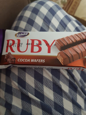 [SR000000366] Ruby extra cocoa wafers 1PC