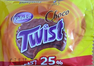 Twist cocoa coated cream Biscuits 