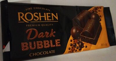 Roshan bubble dark chocolate 80g